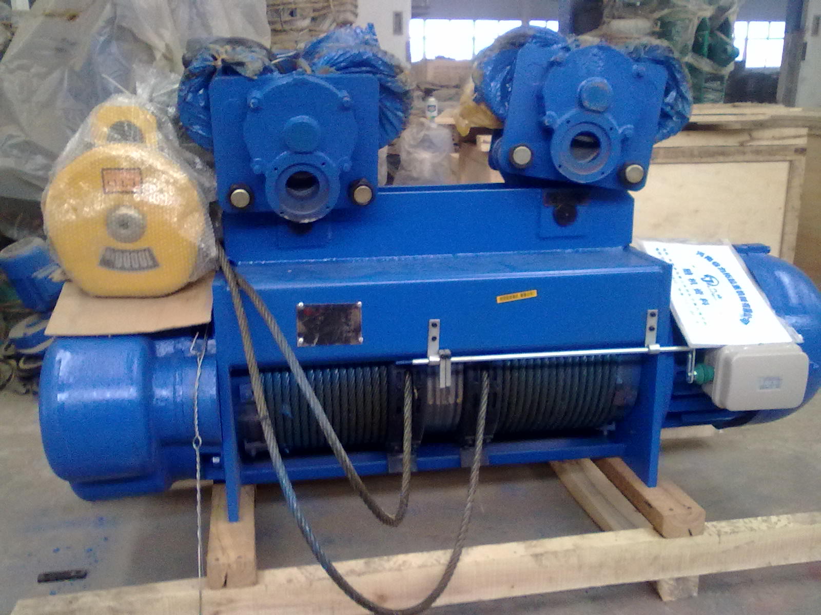 10t新型鋼絲繩電動葫蘆